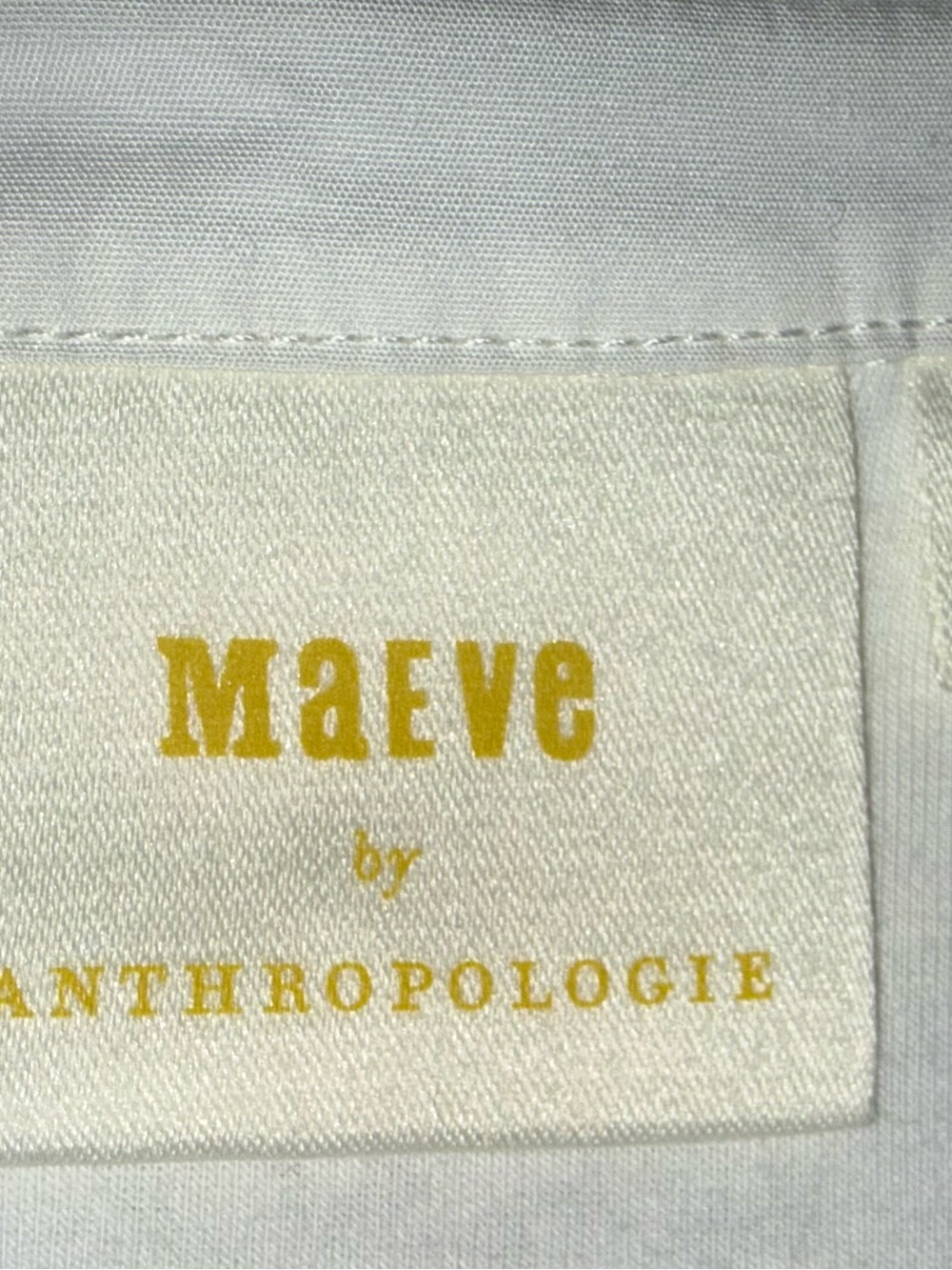 Maeve by Anthropologie Ruched Button-Down Long Sleeve Top - Picture 3 of 5